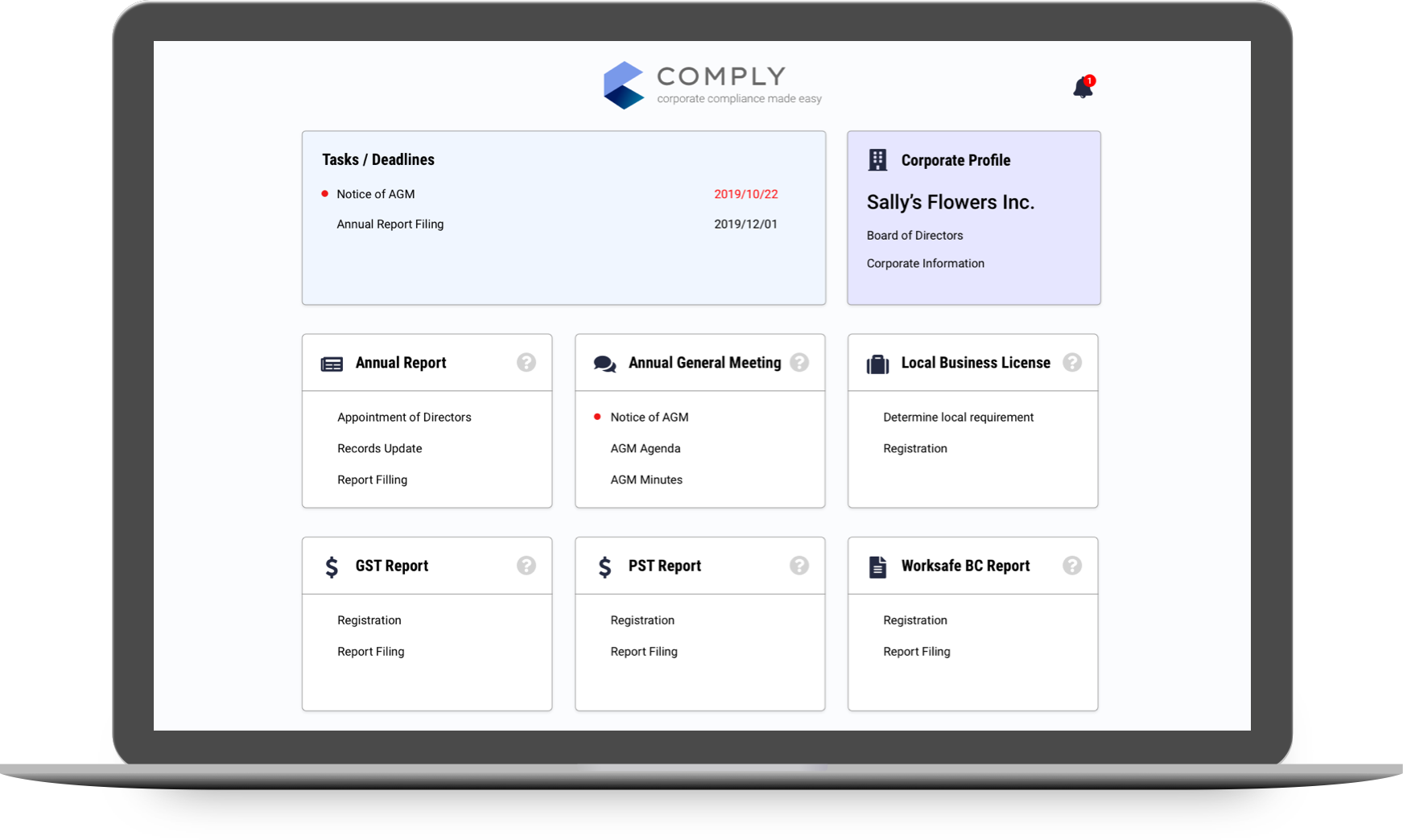 comply browser mockup